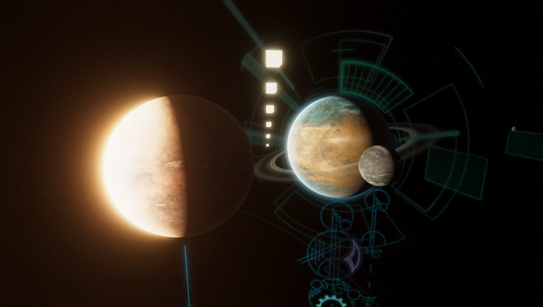Sci-fi game concept art