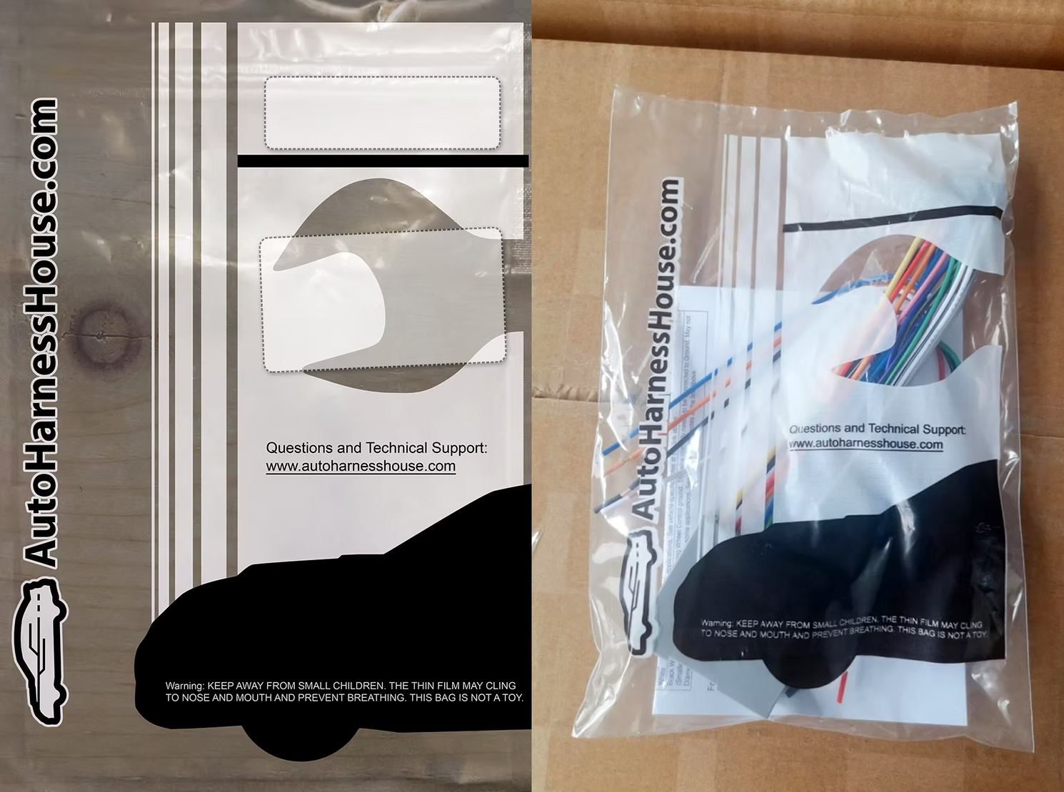 Packaging design samples